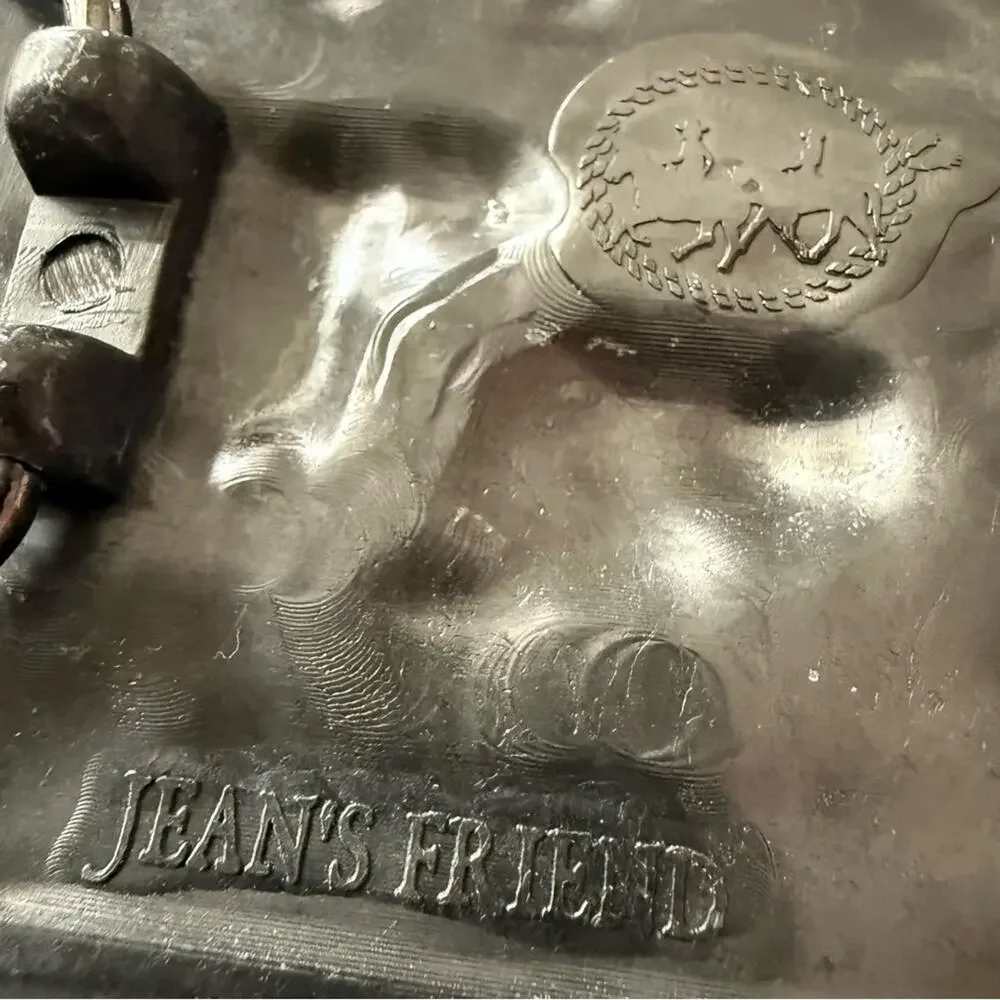 Jean's Friend Elephants VINTAGE Belt Buckle